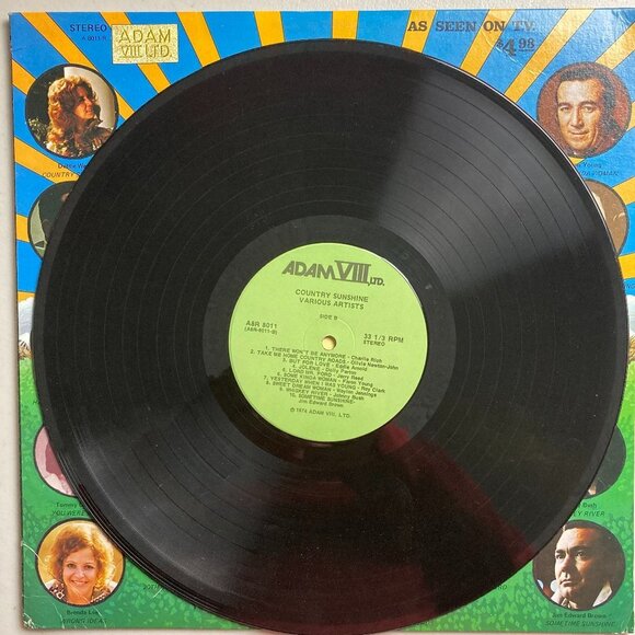 Country Sunshine Vinyl Record Album LP Classic Country Music Various Artists - Picture 2 of 4